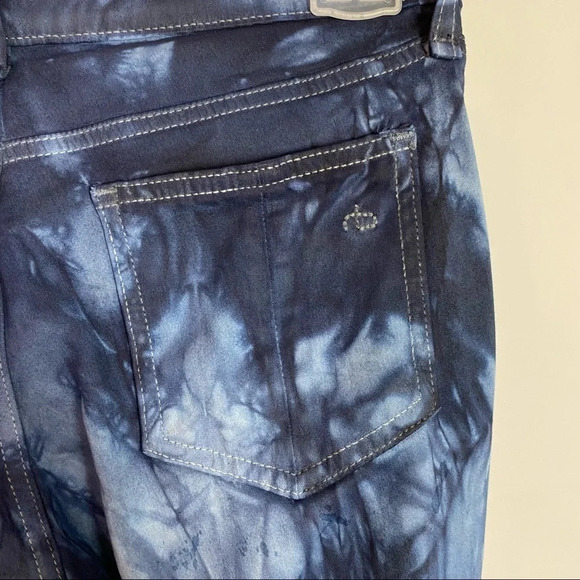 Rag & Bone Jeans Womens Size 2 XS Waist 26 Blue Tie Dyed Leggings Reworked Denim - Picture 6 of 15